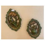 Green George and Martha vintage decor pictures