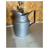 Heavy aluminum pitcher