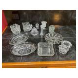 12 pieces assorted crystal glass decor