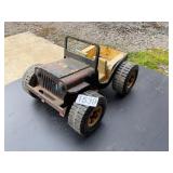 Vintage Tonka jeep toy