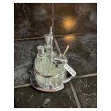 Salt / pepper/ spice set - glass