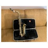 Conn saxophone and case