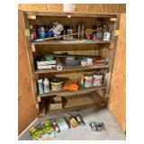 Garage cabinet contents / treasures