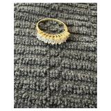 10k gold with likely diamonds