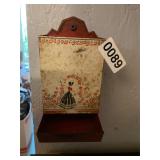 Vintage metal matchbox