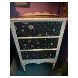 Vintage 3 drawer chest with wheels