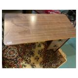 Vintage wood and metal desk