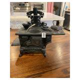 Queen cast iron salesman sample stove