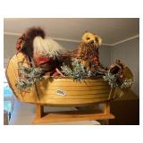 Boat, owl, Santa decor
