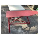 Vintage wooden ironing board
