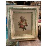 Beautiful framed flower picture