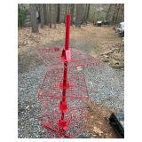 Tomï¿½s 4 tier red metal display