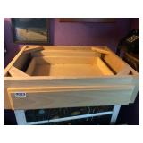 Wooden drawer never installed