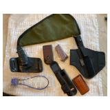 Holster, grips, lock