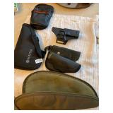 Gun cases and holster