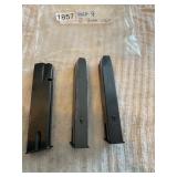 3- 9mm clips. Unmarked