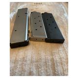 3 clips - .45 Colt perhaps