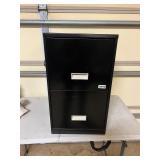 2 drawer metal file cabinet no key