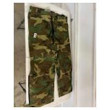Camo pants- sizes in pics