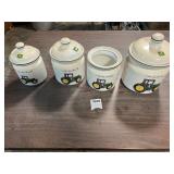 John Deeer canister set missing one top