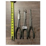 3- long needle nose pliers