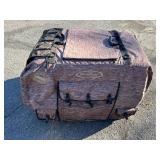 Mud River Camo duck dog crate and cover
