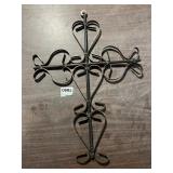 Metal cross decor
