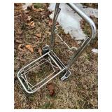 Collapsible chrome little dolly cart