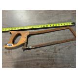 Large wood handle saw