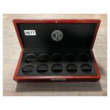 Commemorative coin box