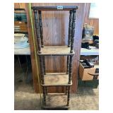 4 tiered wood shelf