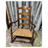 Beautiful wooden rocking chair