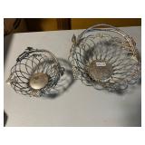 Silver baskets- one godinger
