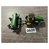 John Deere Die cast tractor and planter