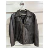 Large Charles Klein leather jacket