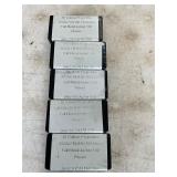5 boxes- .100 count -30 cal bullets. 150 gr FMJ