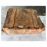 Wooden ammo box