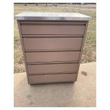 5-drawer metal cabinet 20 x 33 x 43