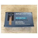 20- PPU 303 British FMJ BT 174 grain