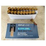 20 - PPU 8 x 51 R Rebel FMJ BT 200 gr