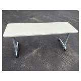 Folding top rolling table 2 x 6 x 29