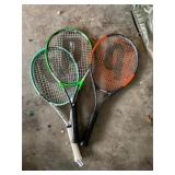 3- tennis rackets