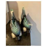 Old school roller skates