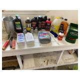 Seeder, aluminum pitcher, oils all