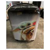 Rolling Yoda suitcase