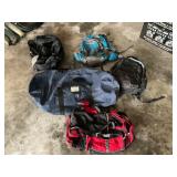 Back packs and bags - all