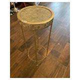 Round metal table