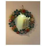 Round flowerish mirror
