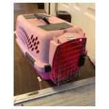 Pink small pet carrier