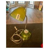 Green flex head desk lamp